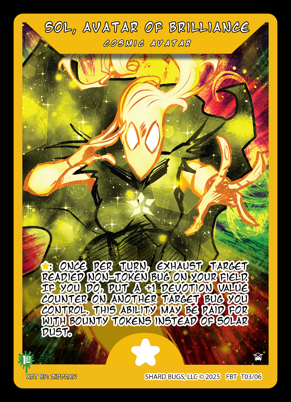 Sol, Avatar of Brilliance [Front] Front