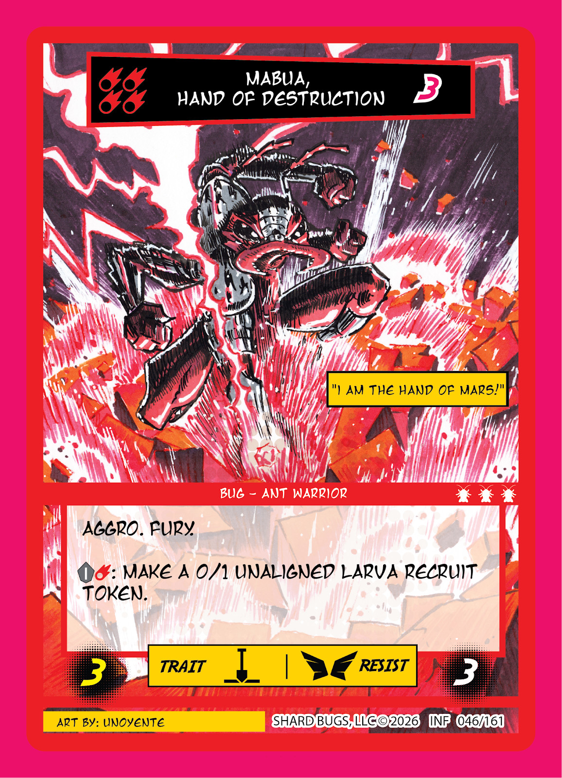 Mabua, Hand of Destruction