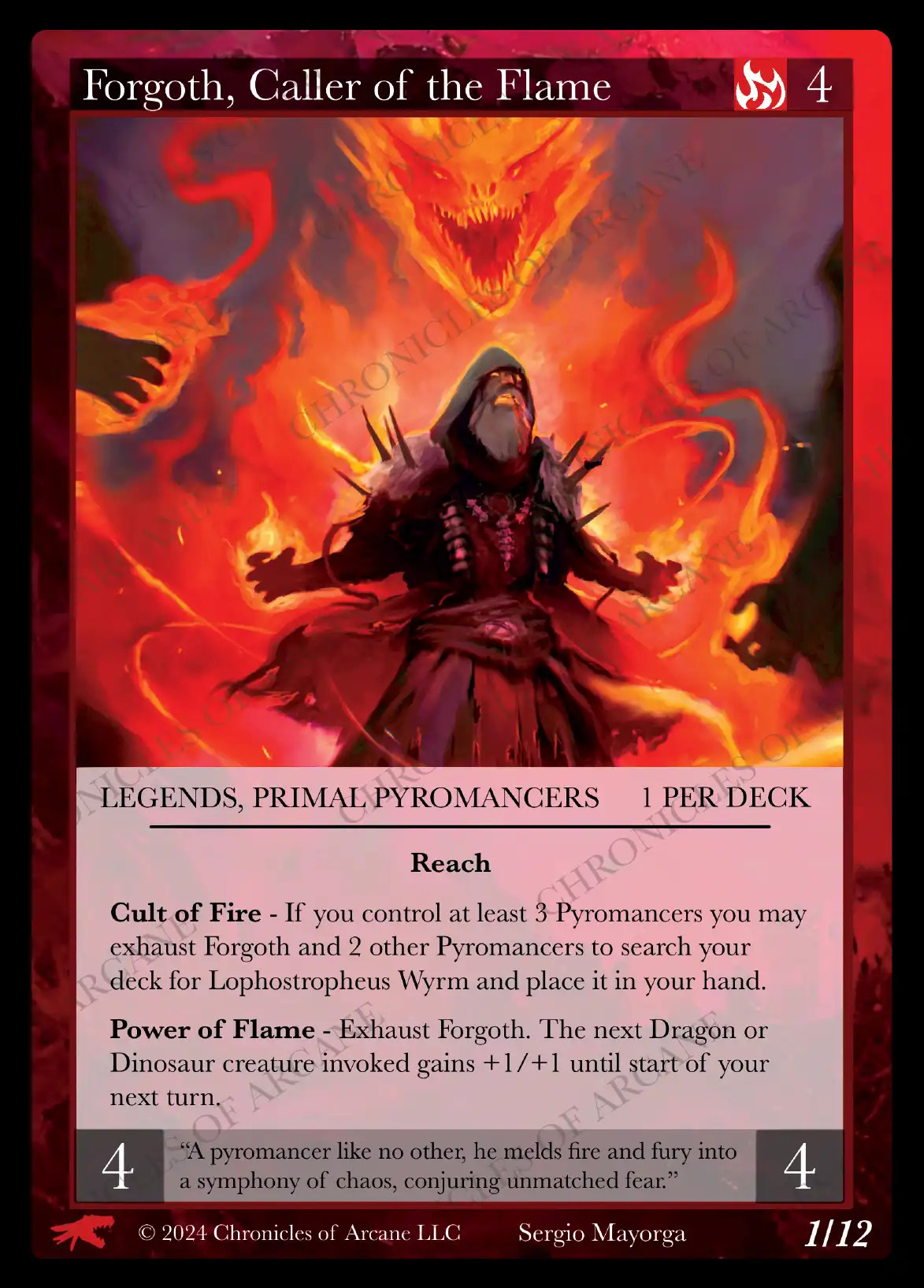 Forgoth, Caller of the Flame