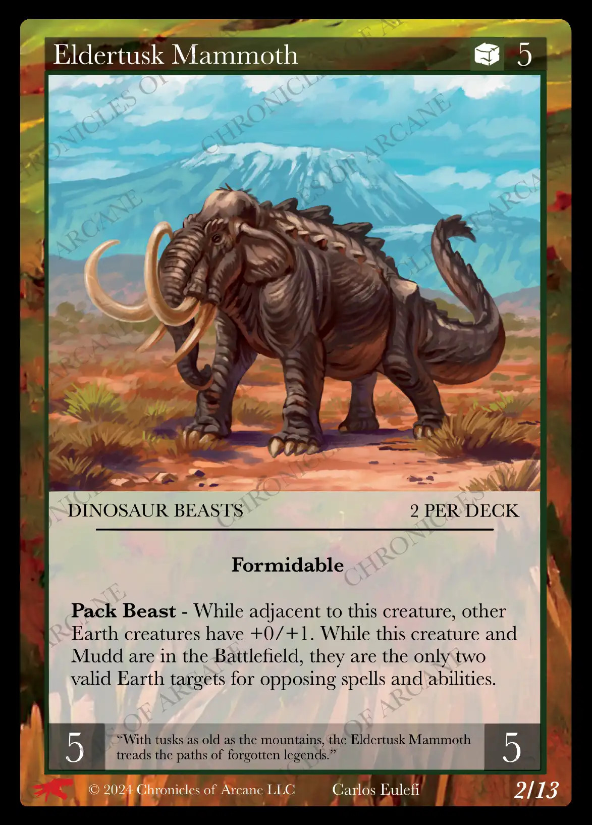 Eldertusk Mammoth
