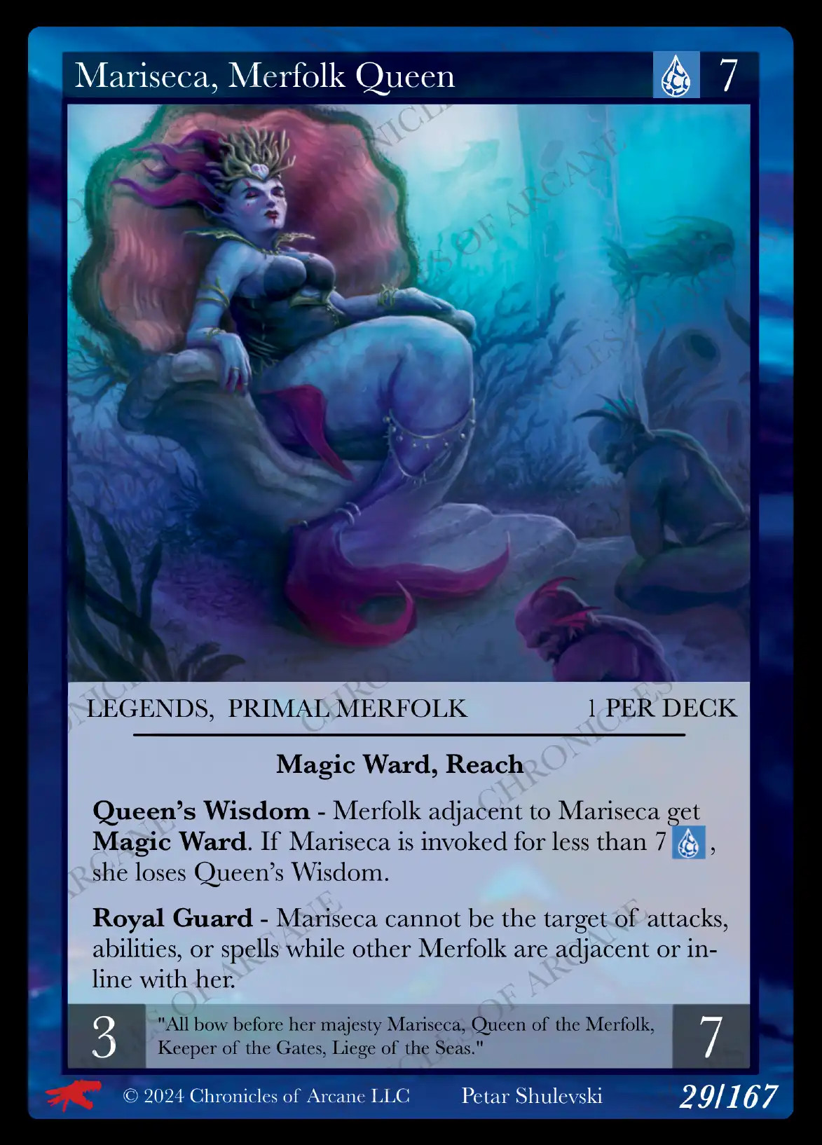 Mariseca, Merfolk Queen
