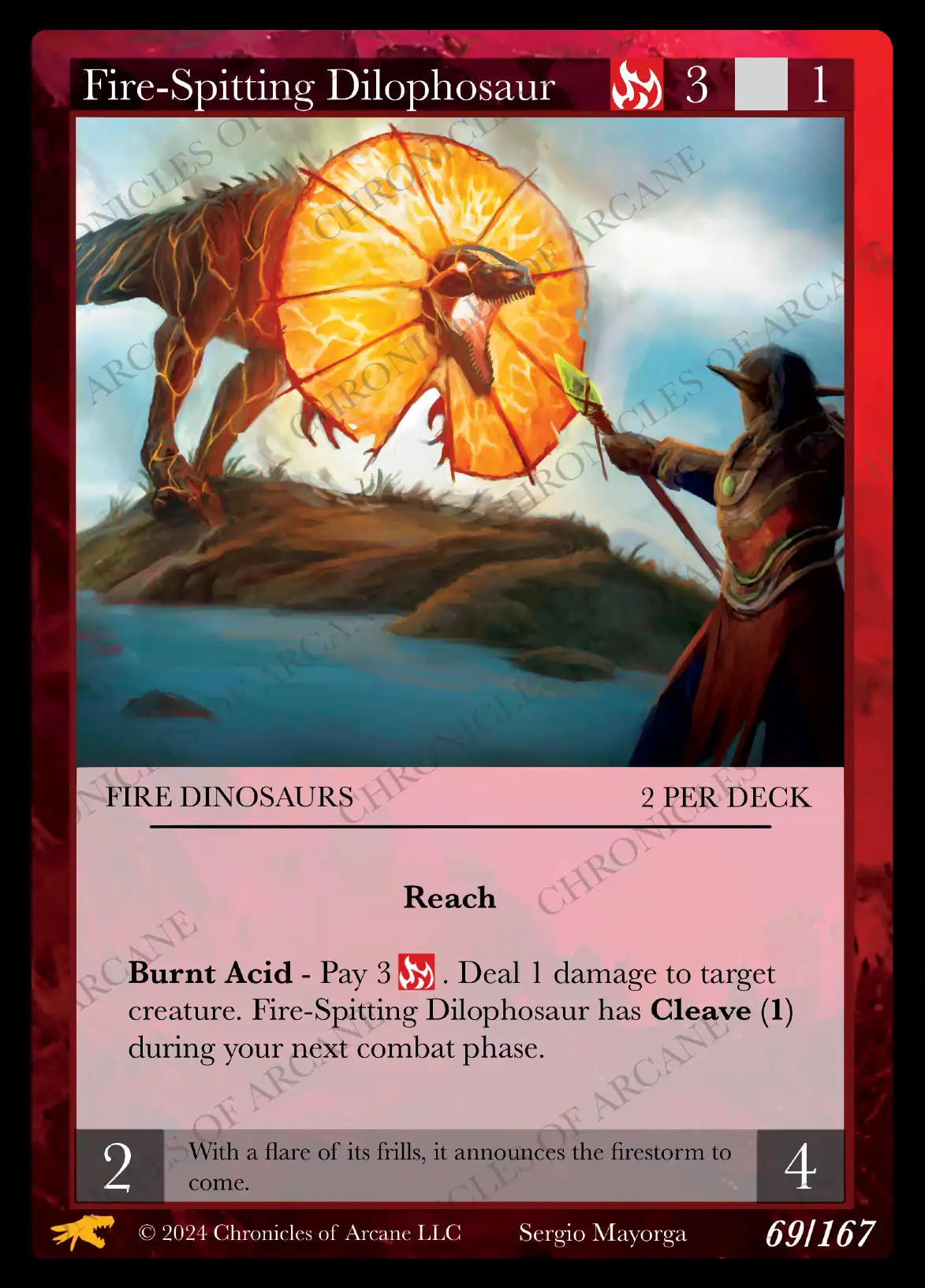 Fire-Spitting Dilophosaur