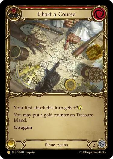 Chart a Course (Red) (Treasure)