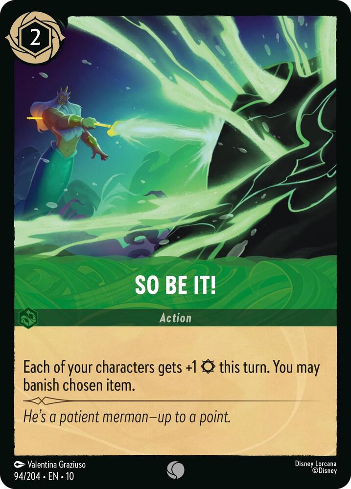 So Be It!