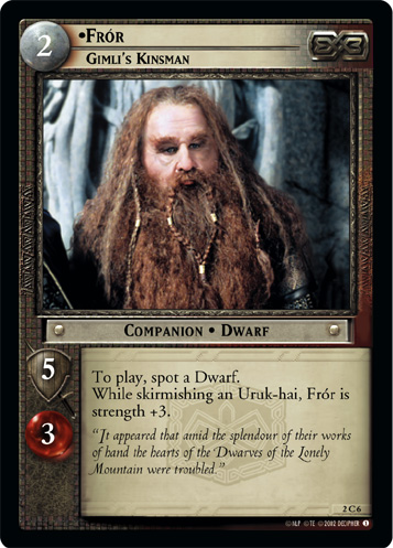 Fror, Gimli's Kinsman