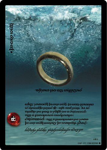 The One Ring, The Answer To All Riddles (T)