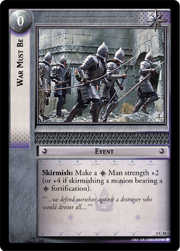 War Must Be