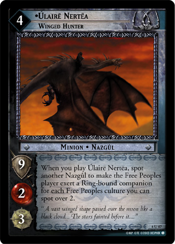 Ulaire Nertea, Winged Hunter