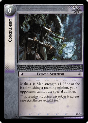 Concealment