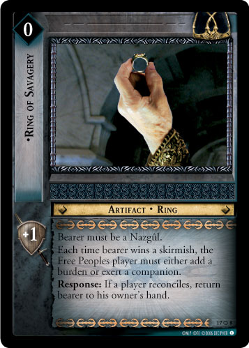 Ring of Savagery (O)