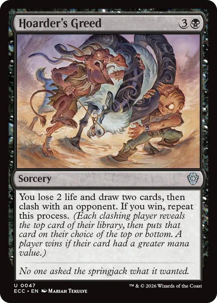 Hoarder's Greed
