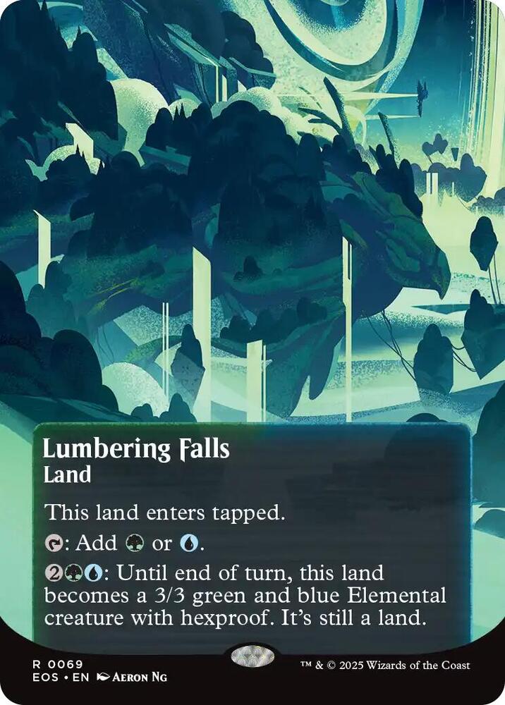 Lumbering Falls (Borderless)