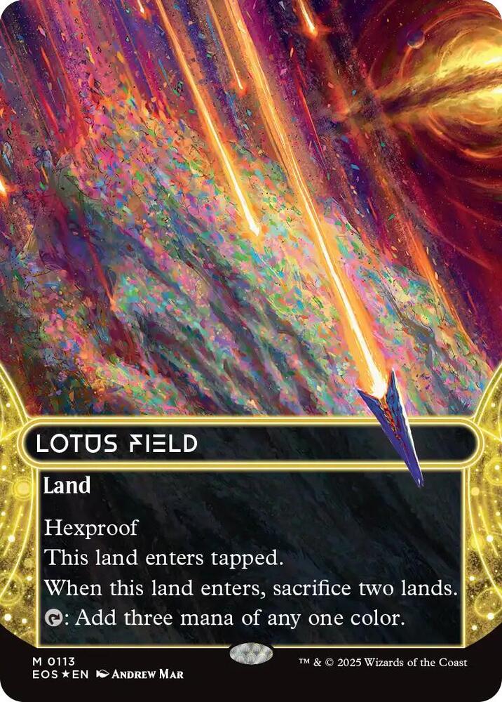 Lotus Field (Borderless) (Galaxy Foil)