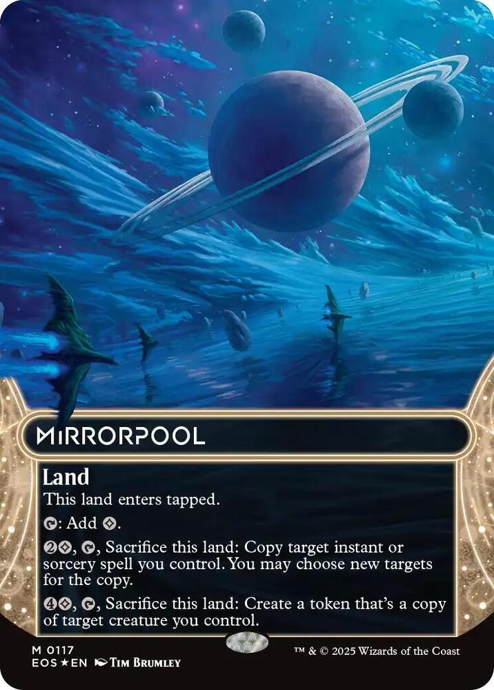 Mirrorpool (Borderless) (Galaxy Foil)