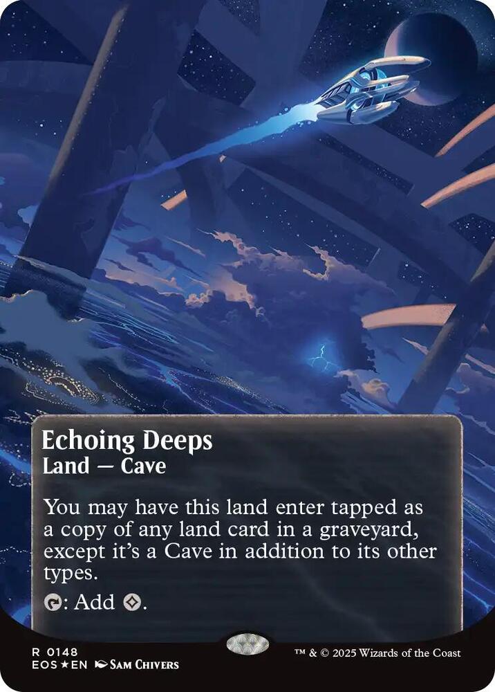 Echoing Deeps (Borderless) (Galaxy Foil)
