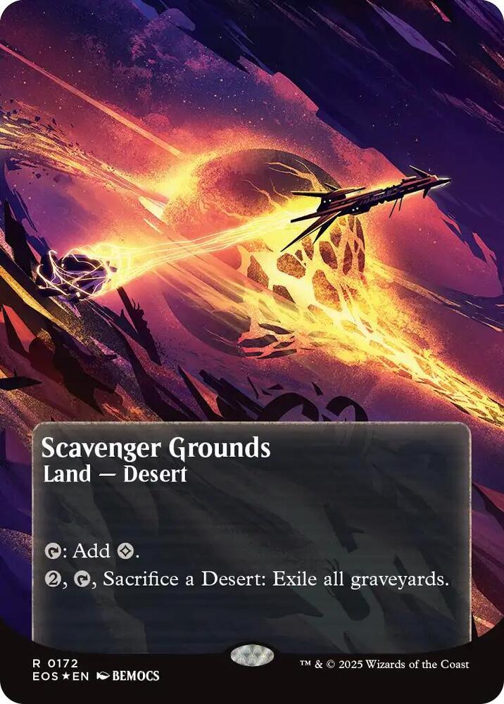 Scavenger Grounds (Borderless) (Galaxy Foil)