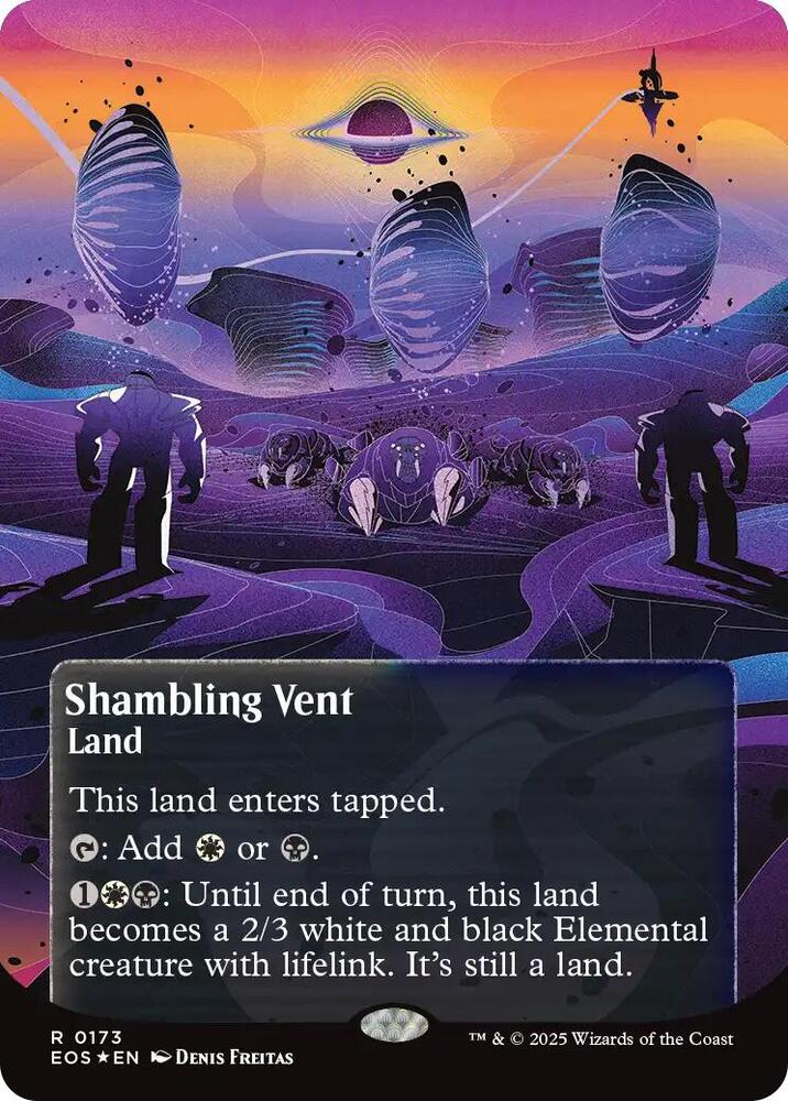 Shambling Vent (Borderless) (Galaxy Foil)