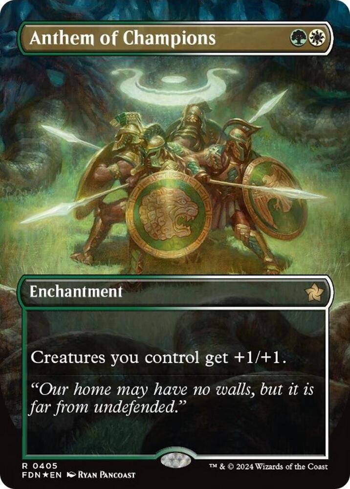 Anthem of Champions (Borderless)