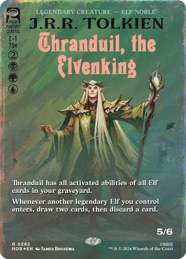 Thranduil, the Elvenking (Borderless)