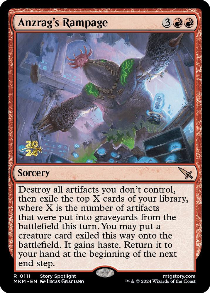Anzrag's Rampage (Prerelease)