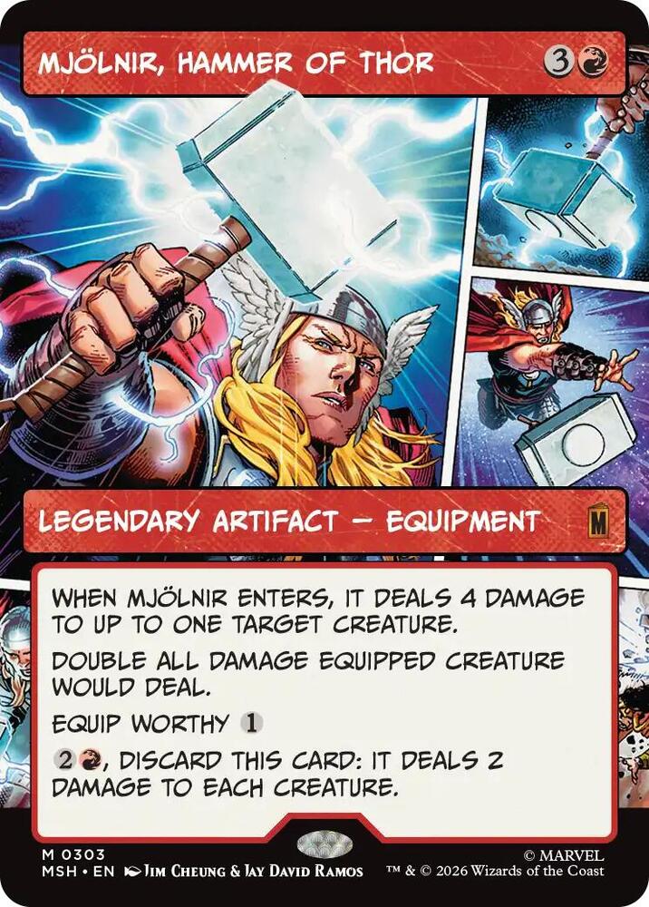 Mjolnir, Hammer of Thor (Borderless)