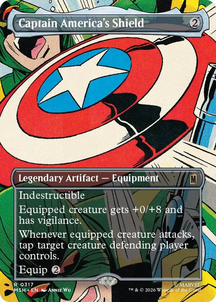 Captain America's Shield (Borderless)