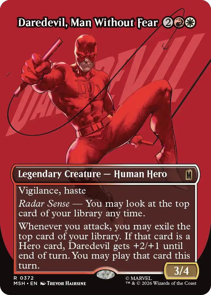 Daredevil, Man Without Fear (Borderless)