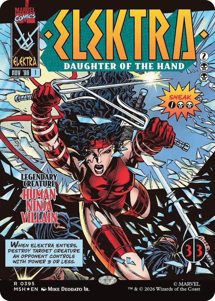 Elektra, Daughter of the Hand (Borderless)