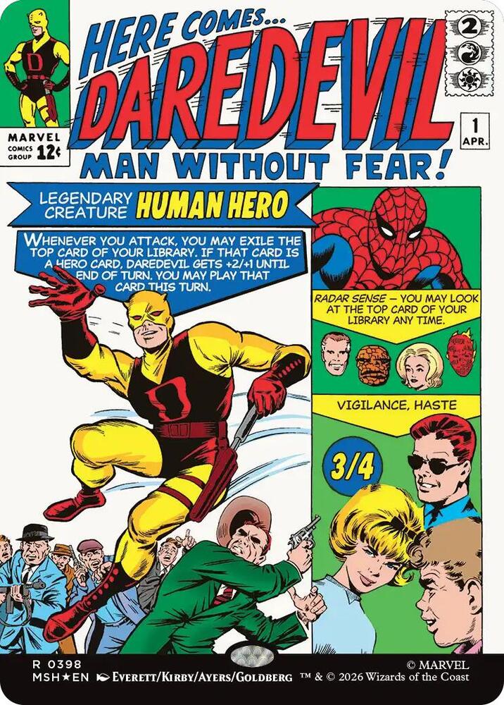 Daredevil, Man Without Fear (Borderless)