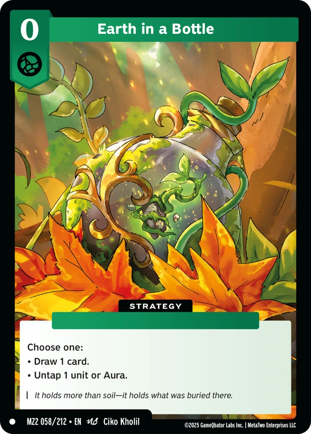 Earth in a Bottle