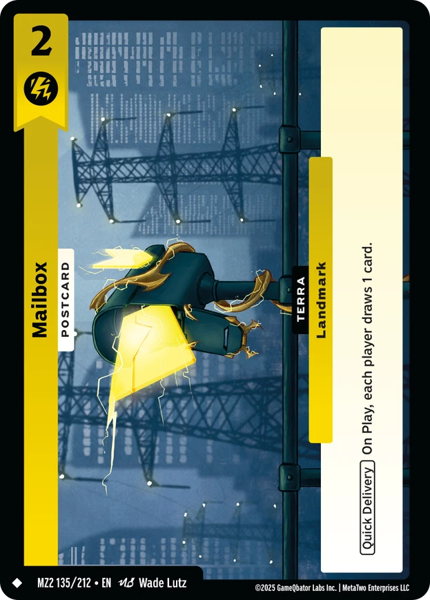 Mailbox - Postcard Lightning
