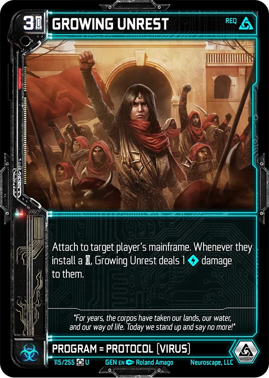 GROWING UNREST