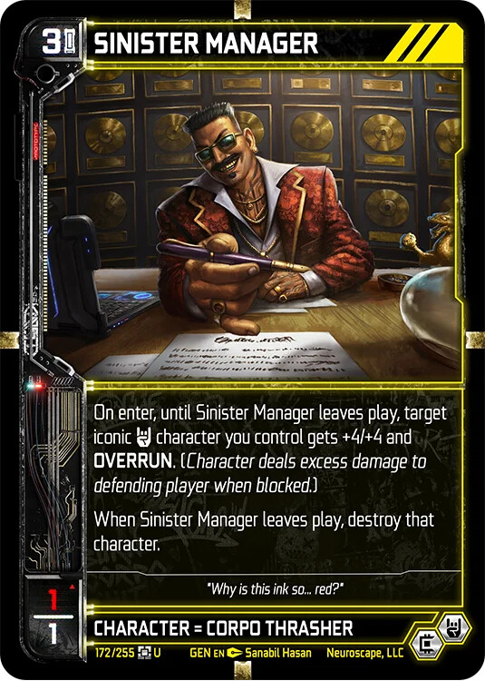 SINISTER MANAGER