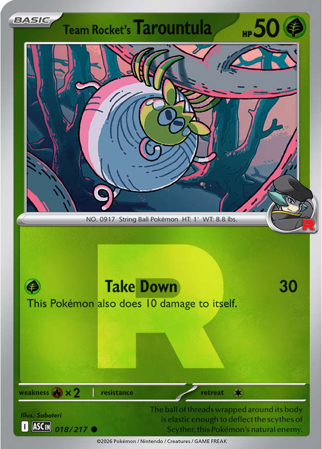 Team Rocket's Tarountula (Team Rocket)