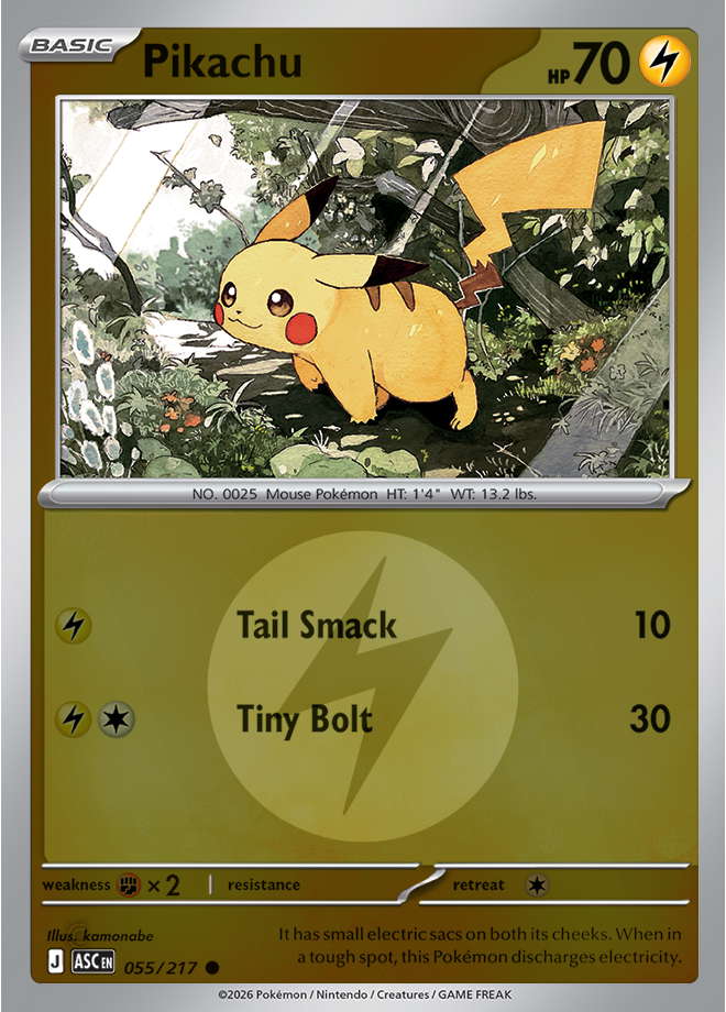 Pikachu (Energy Symbol Pattern)