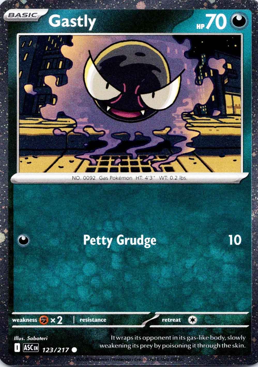 Gastly (Tech Sticker Collection - Cosmos Holo)