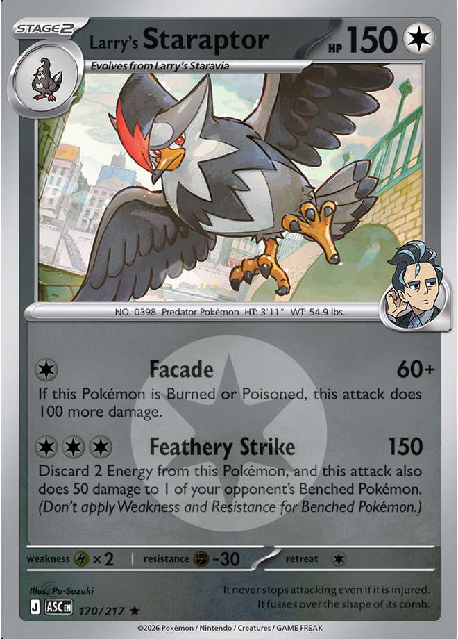 Larry's Staraptor (Energy Symbol Pattern)