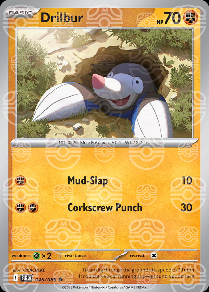Drilbur (Master Ball Pattern)