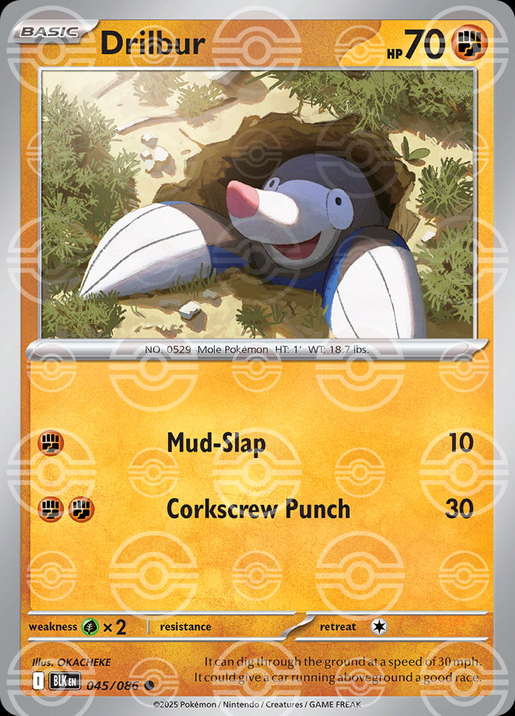 Drilbur (Poke Ball Pattern)
