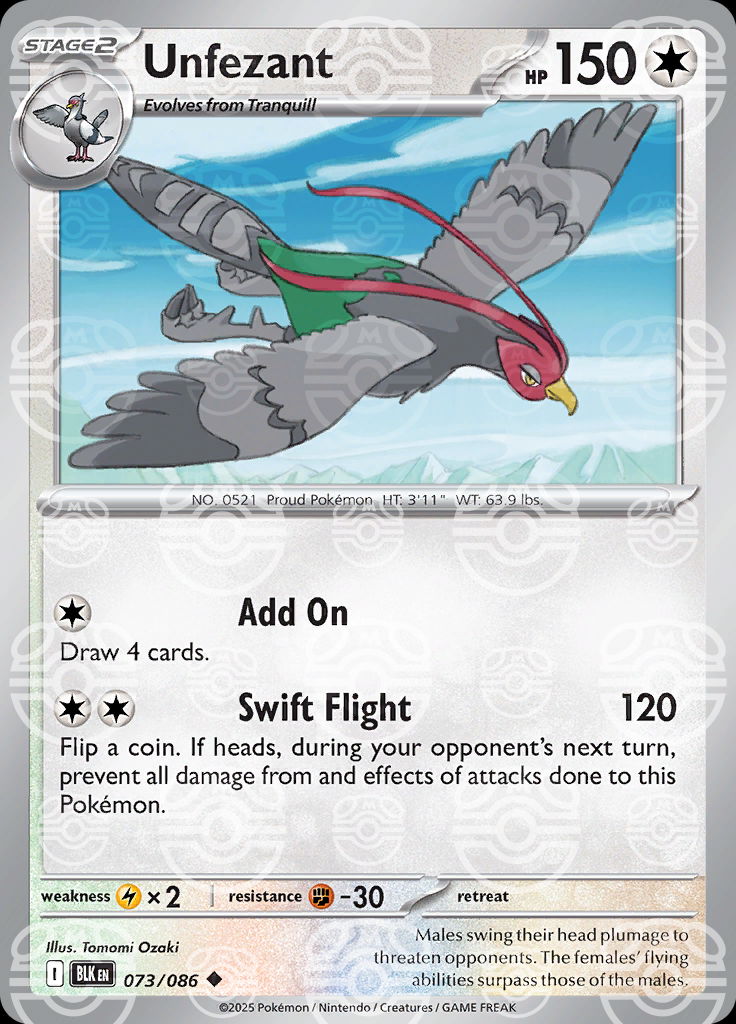 Unfezant (Master Ball Pattern)