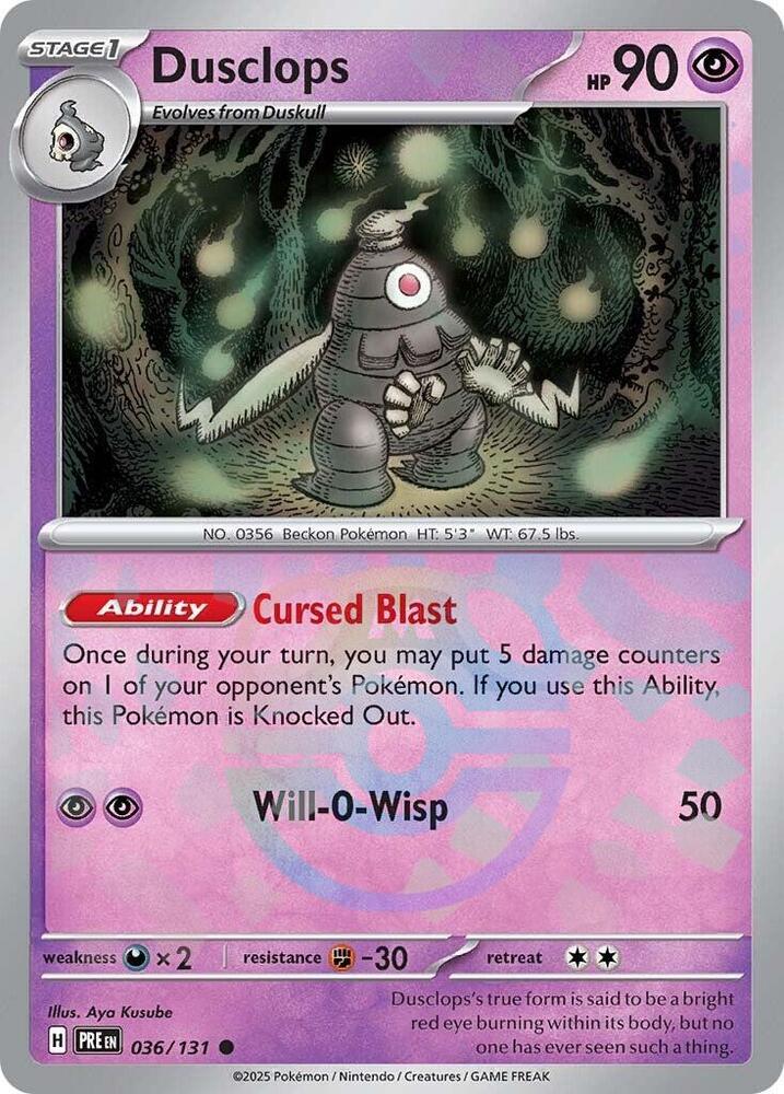 Dusclops (Master Ball)