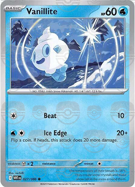 Vanillite (Master Ball Pattern)