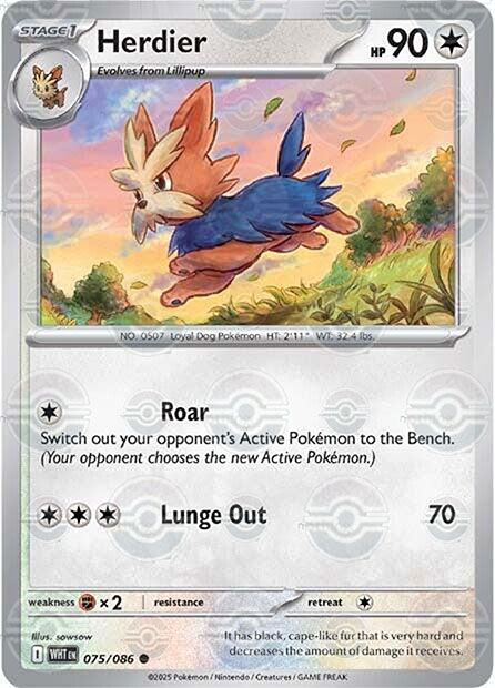 Herdier (Poke Ball Pattern)