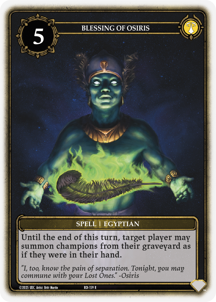 Blessing of Osiris