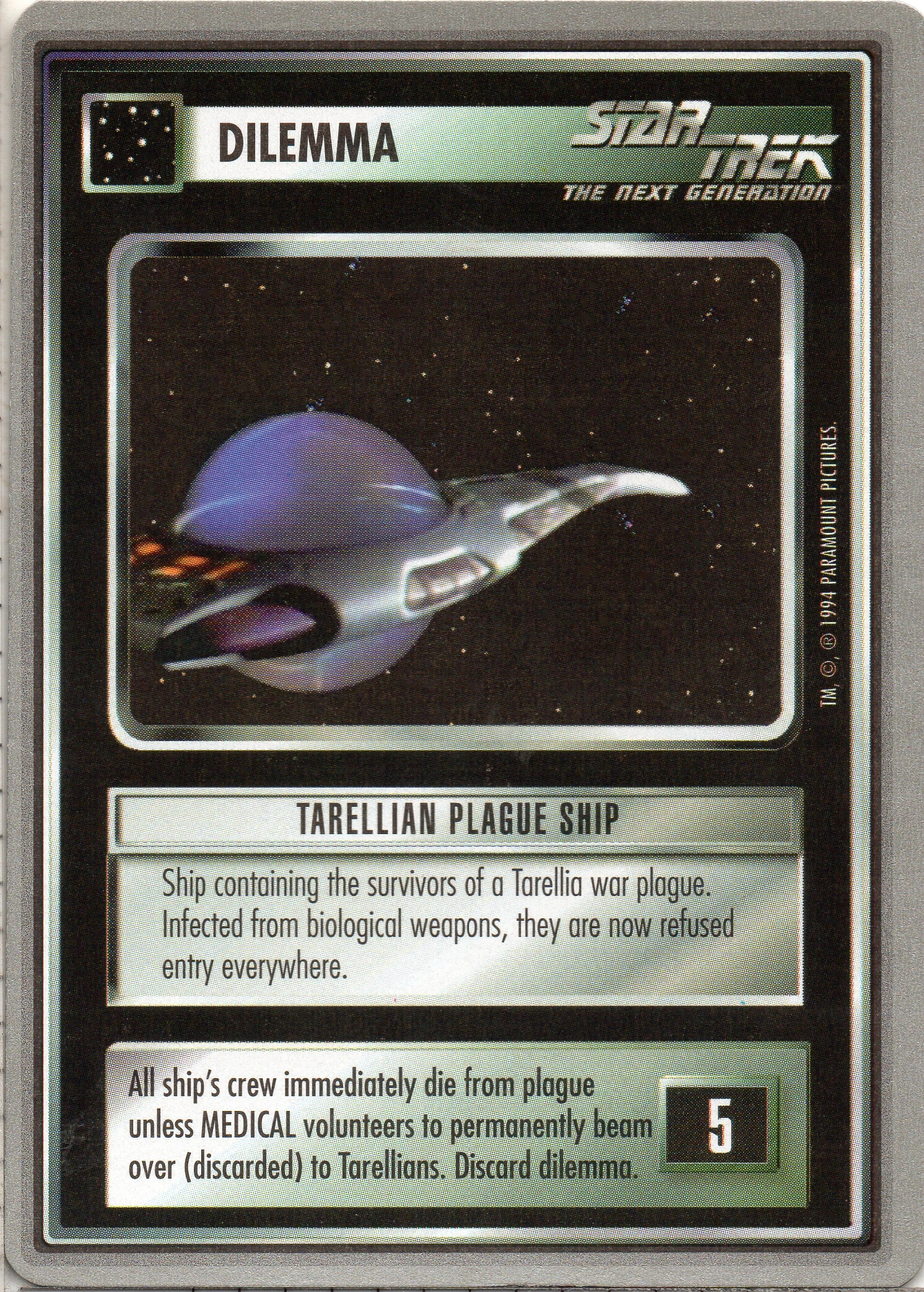 Tarellian Plague Ship