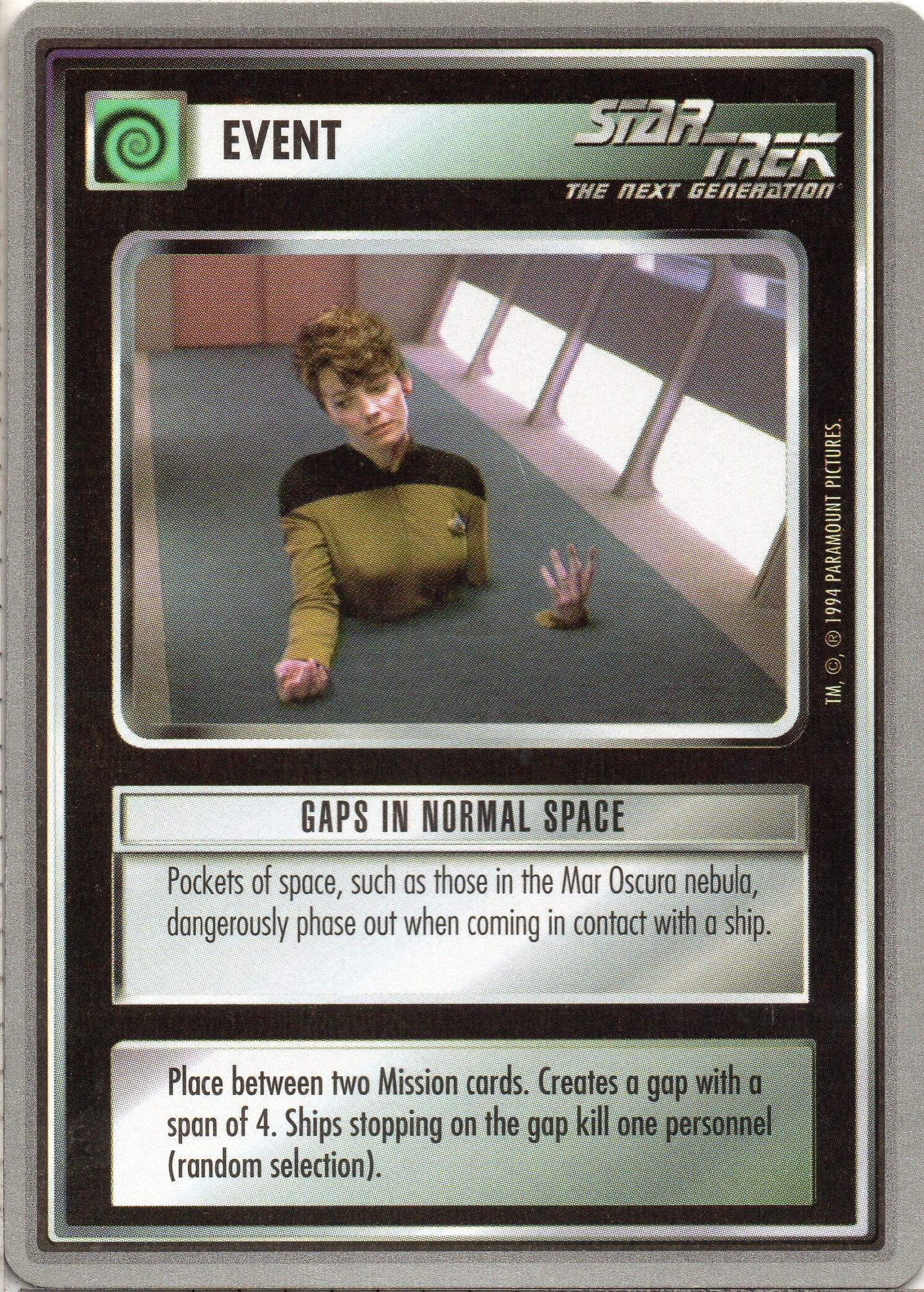 Gaps in Normal Space