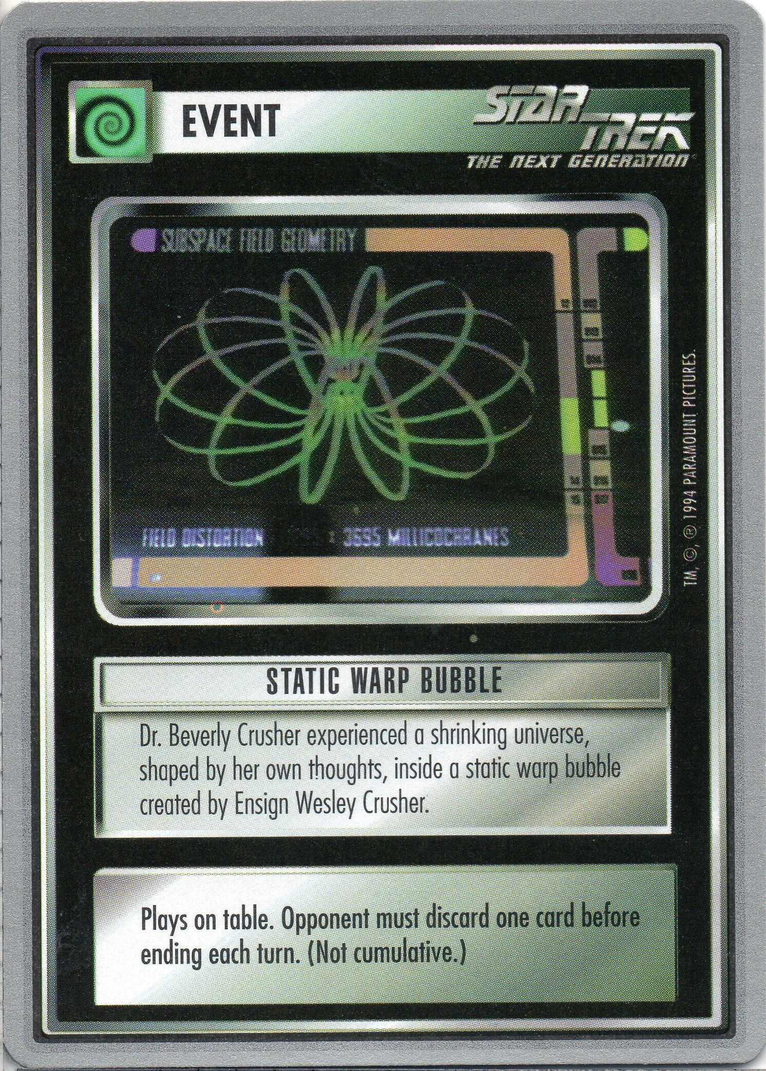 Static Warp Bubble
