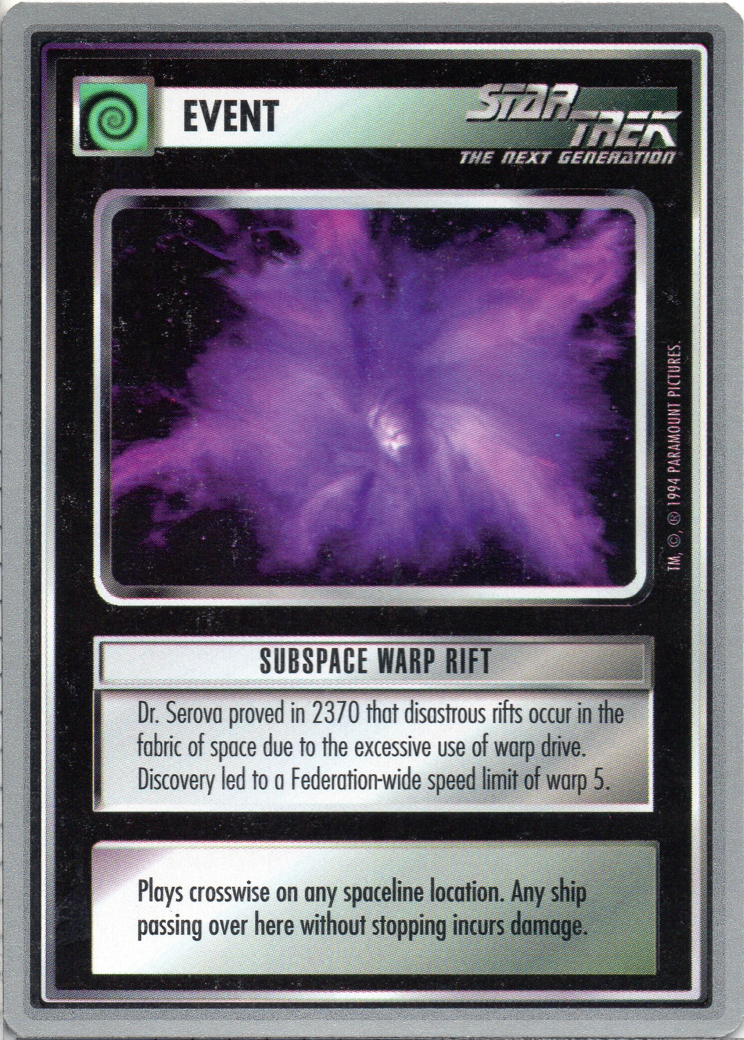 Subspace Warp Rift