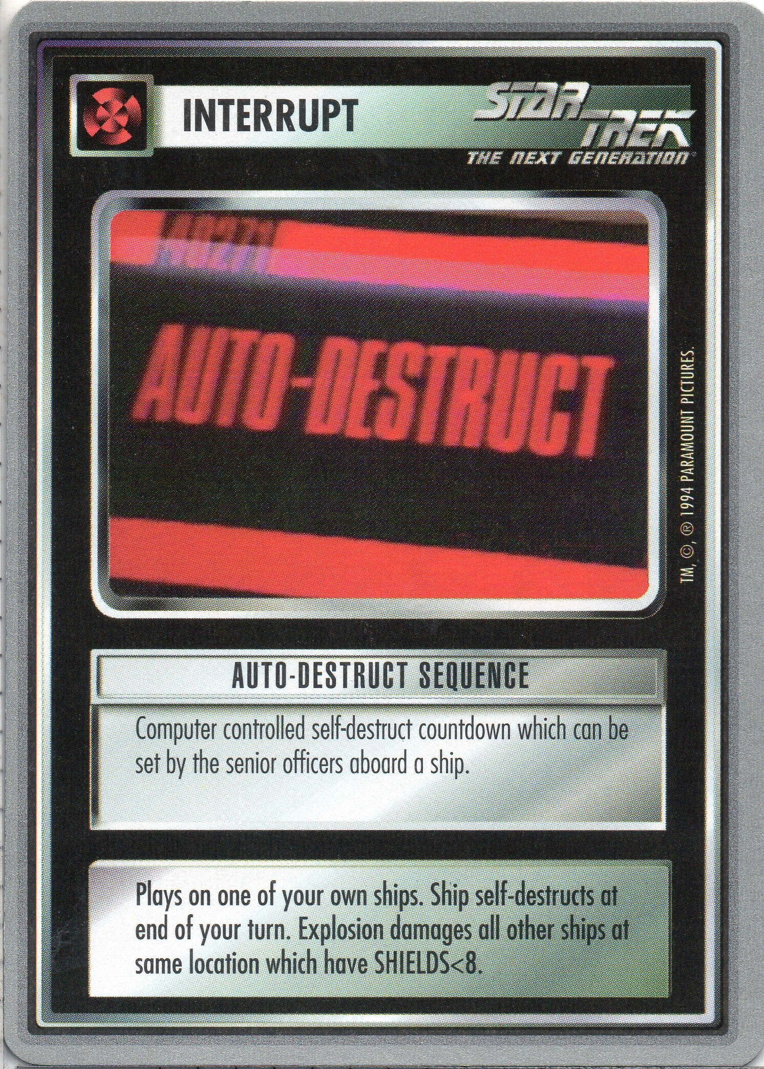 Auto-Destruct Sequence