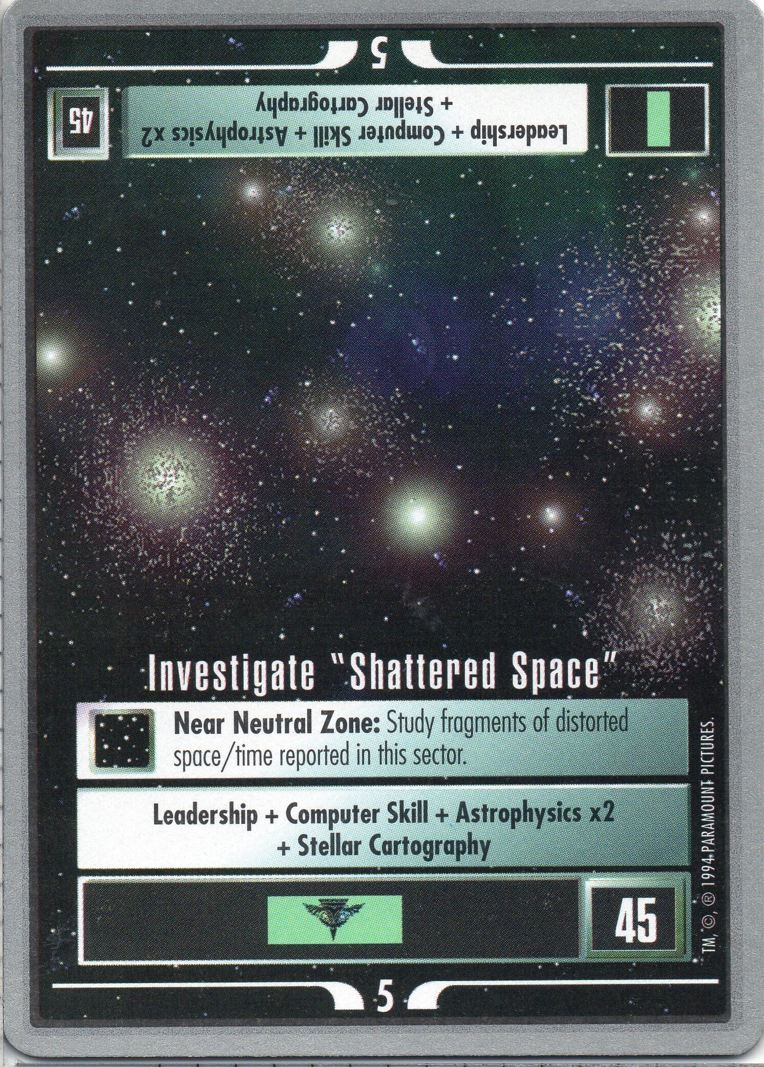 Investigate "Shattered Space"
